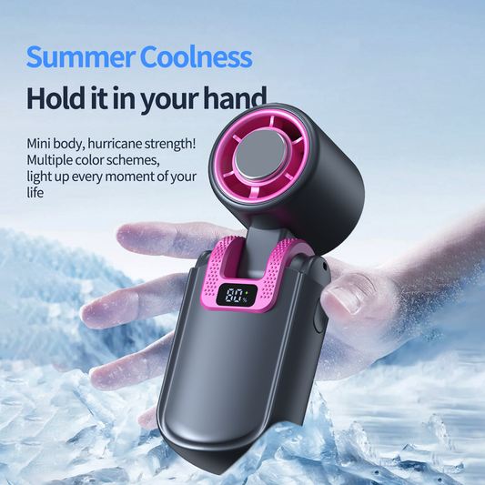 HEPPU Foldable Portable Fan – 100-Speed Mini Fan
