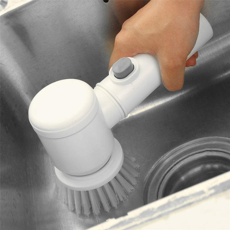 Cleaning Magic Electric Brush (5-in-1)|فرشاة التنظيف الكهربائية السحرية (5 في 1)