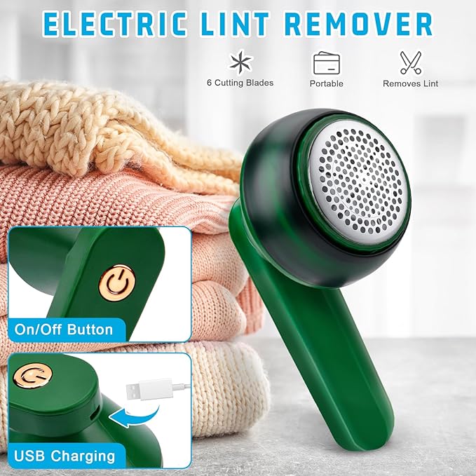 Rechargeable Electric Lint Remover | مزيل الوبر الكهربائي القابل لإعادة الشحن