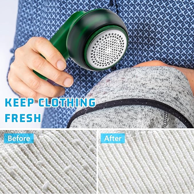 Rechargeable Electric Lint Remover | مزيل الوبر الكهربائي القابل لإعادة الشحن
