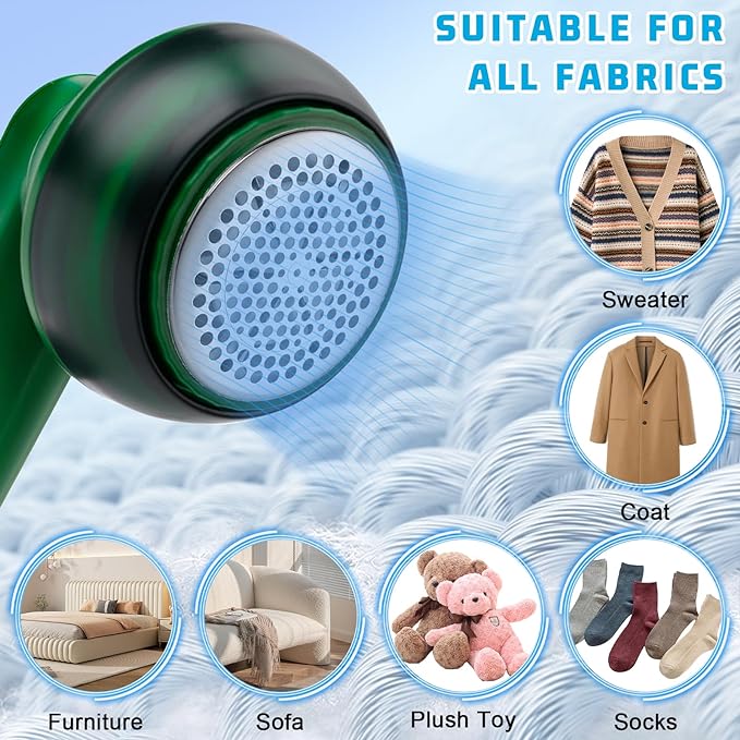 Rechargeable Electric Lint Remover | مزيل الوبر الكهربائي القابل لإعادة الشحن
