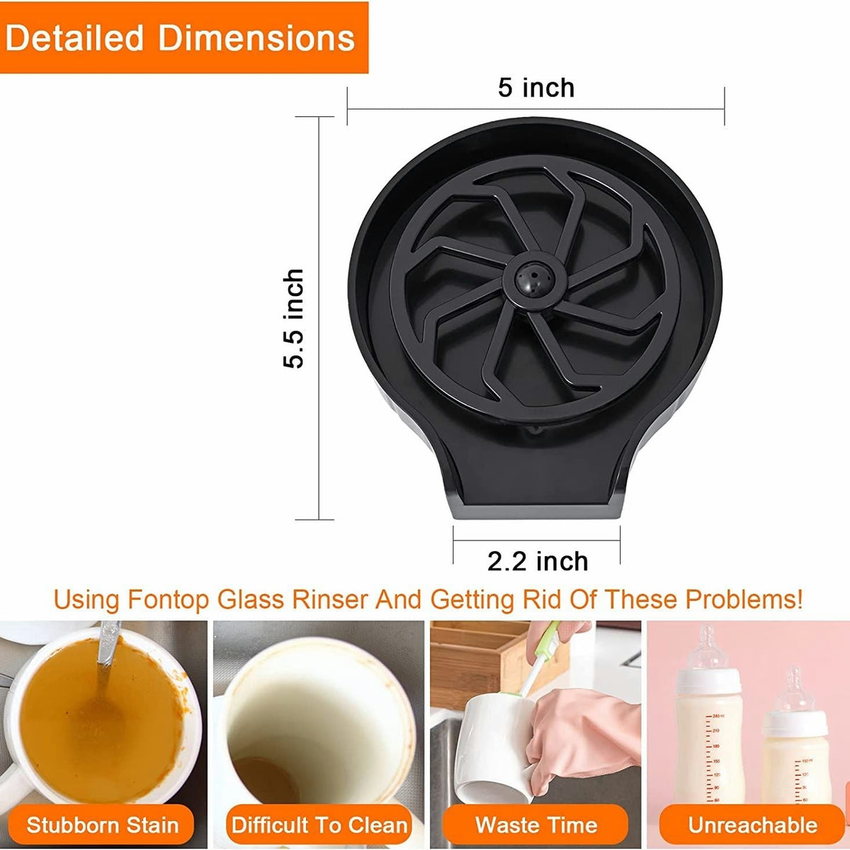Automatic Sink Cup Washer | غسالة الأكواب الأوتوماتيكية للحوض