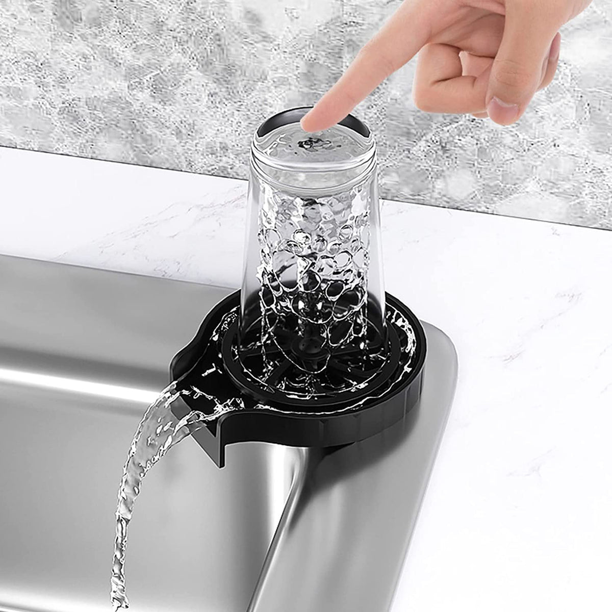 Automatic Sink Cup Washer | غسالة الأكواب الأوتوماتيكية للحوض