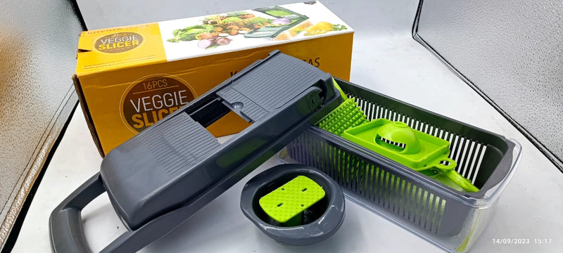 Multi-Functional Vegetable Cutter & Chopper | قطّاعة وخفّاقة الخضروات متعددة الوظائف