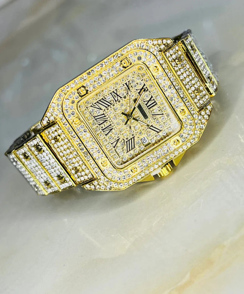 Elegant Gold Watch for Women | ساعة نسائية ذهبية أنيقة